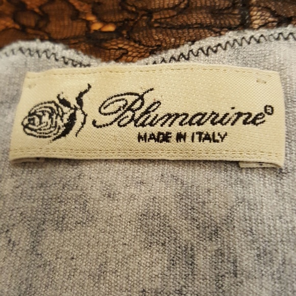 Blumarine lace and roses printed top - size Medium - Picture 3 of 7